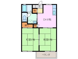 伊勢川島駅 徒歩13分 1階の物件間取画像